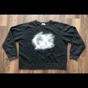 VTG CALVIN KLEIN JEANS SWEATSHIRT womens S 1980s